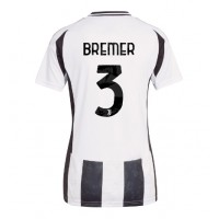 Camiseta Juventus Gleison Bremer #3 Primera Equipación para mujer 2024-25 manga corta